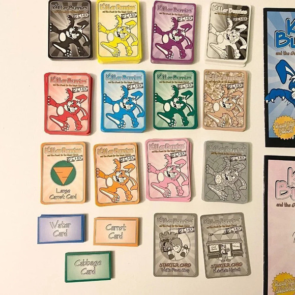 2009 Killer Bunnies and the Quest for Magic  Carrot Remix Card Game Incomplete - Picture 7 of 10